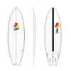 TORQ PODMOD 6'2" X-LITE 3.0 WHITE PINLINE 40.5Lt