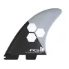 FCS II AL MERRICK TWIN+1 PC GREY/CHARCOAL M-L FINS NEW