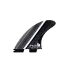 FCSII MF GLASS FIBRE FUSION LARGE TRI FIN SET col.SMOKE/WHITE NEW