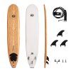 CBC FUN 7 '0"  SOFTBOARD, SQUARE TAIL, LEASH & LONGHERONE PINNE