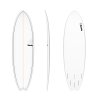 TORQ TET 6'3'' FISH WHITE PINLINE 36LT