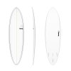 TORQ TET 6'8'' FUN WHITE PINLINE 41.8LT