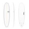 TORQ TET 7'4'' FUN V+ WHITE PINLINE 56LT