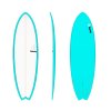 TORQ TET 5'11'' FISH PINLINE COLOR MIAMI BLUE 33.2LT