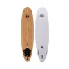 CBC MINI MALIBU 8'0"  SOFTBOARD, SQUARE TAIL, LEASH & LONGHERONE PINNE