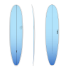 TORQ TET 8'0" MINI MALIBU RETRO FADE LIGHT BLUE 60LT
