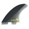 FCS II MICK FANNING PG LARGE BLACK/ACID TRI FINS NEW