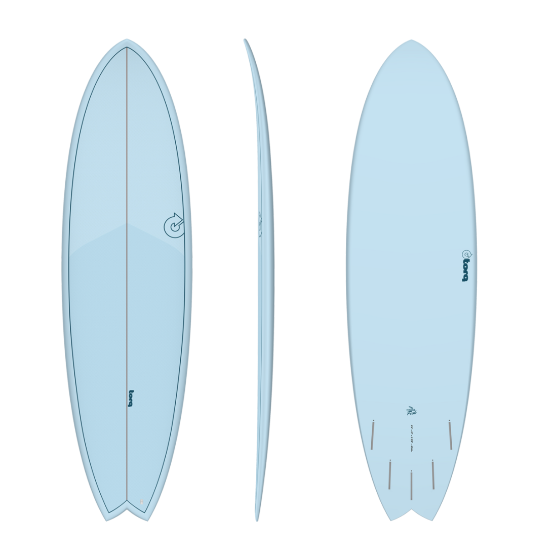TORQ TET 6'6'' FISH LAGUNA ARCTIC BLUE 39.6ltr