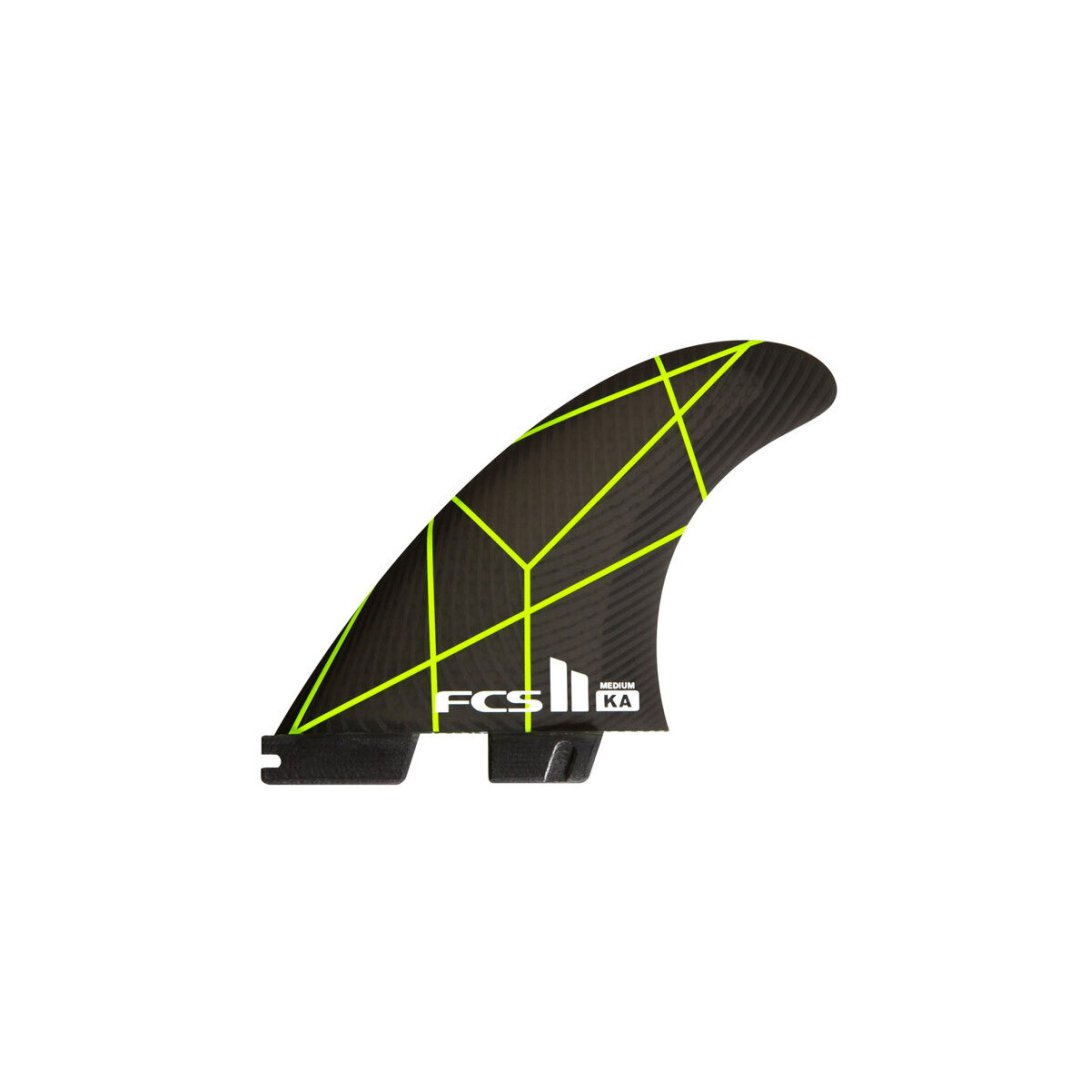 FCS II KOLOHE ANDINO PC MEDIUM BLACK/ACID TRI FINS
