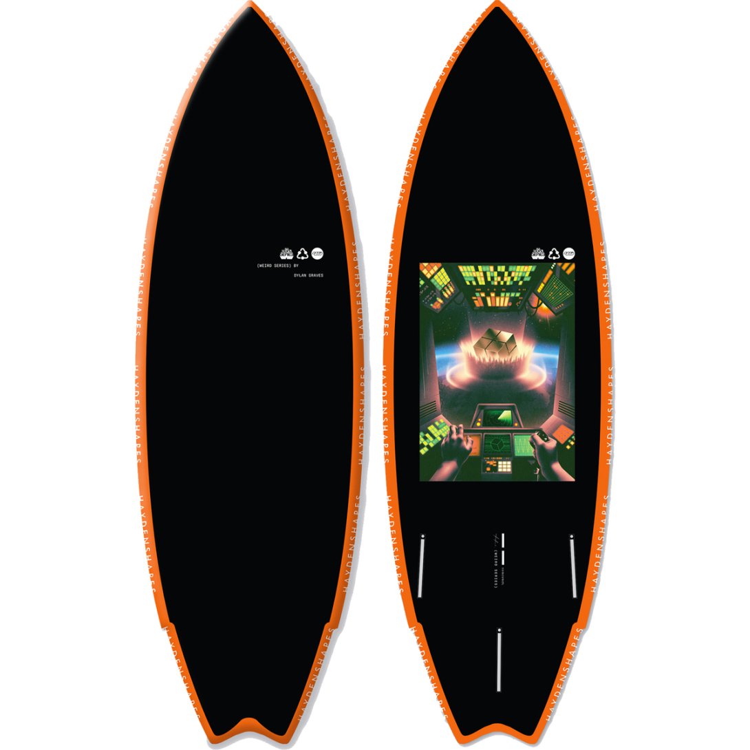 0504 Weird Waves DG Foamy - Black 30Lt