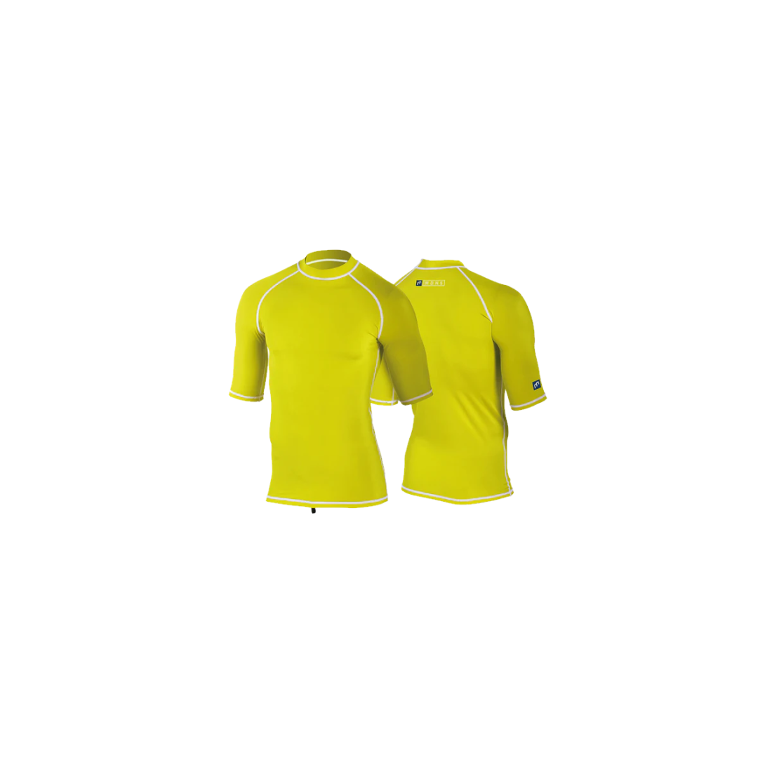 MADNESS LYCRA BOY SS NO LOGO YELLOW