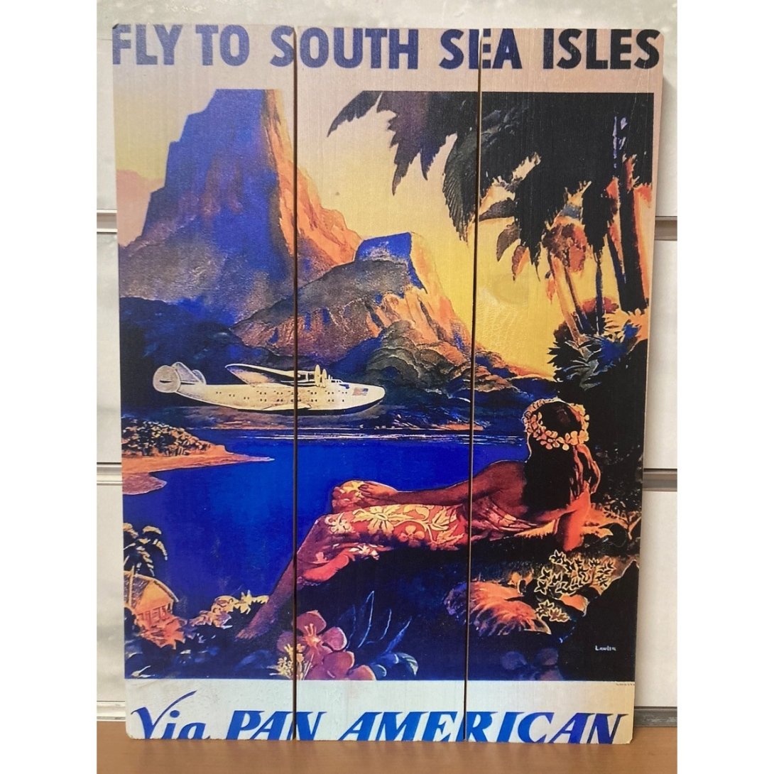 QUADRO SURF HAWAII 40 X 30 CM