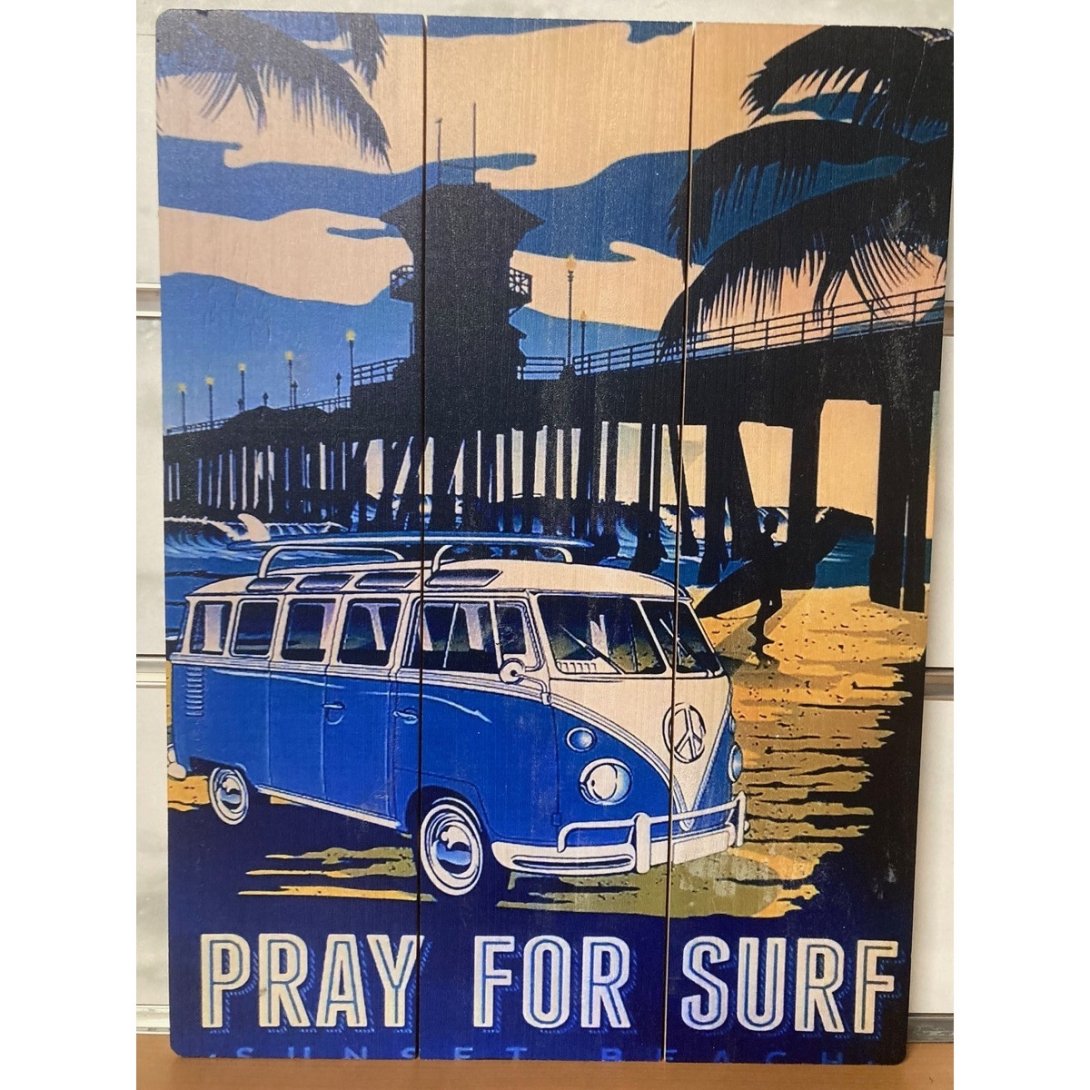 QUADRO SURF HAWAII 40 X 30 CM