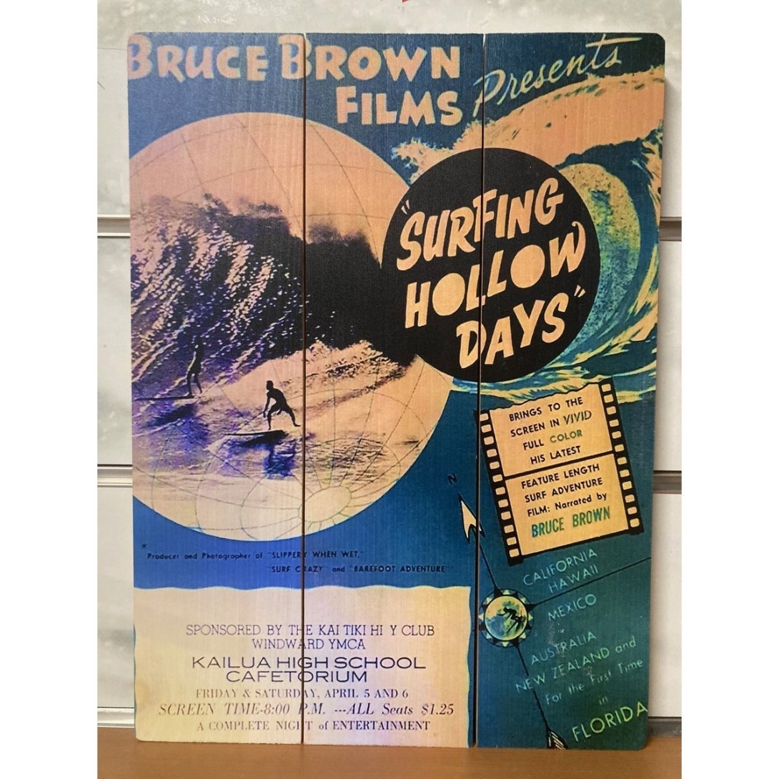 QUADRO SURF HAWAII 40 X 30 CM