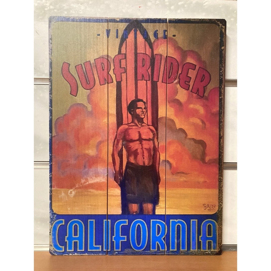 QUADRO SURF HAWAII 40 X 30 CM