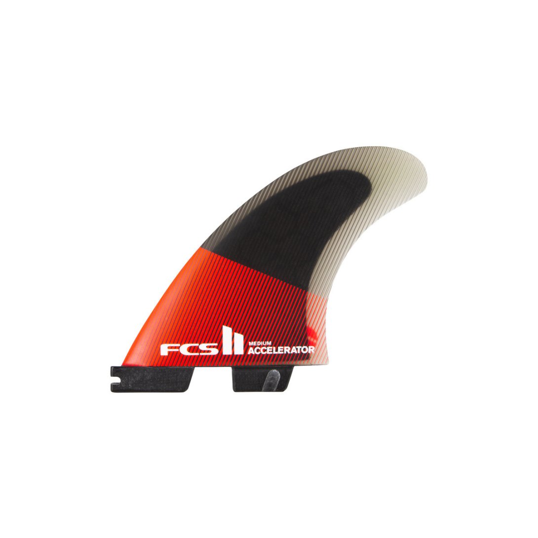 FCS II ACCELERATOR PC LARGE RED/BLACK CENTRALE SINGLE FIN