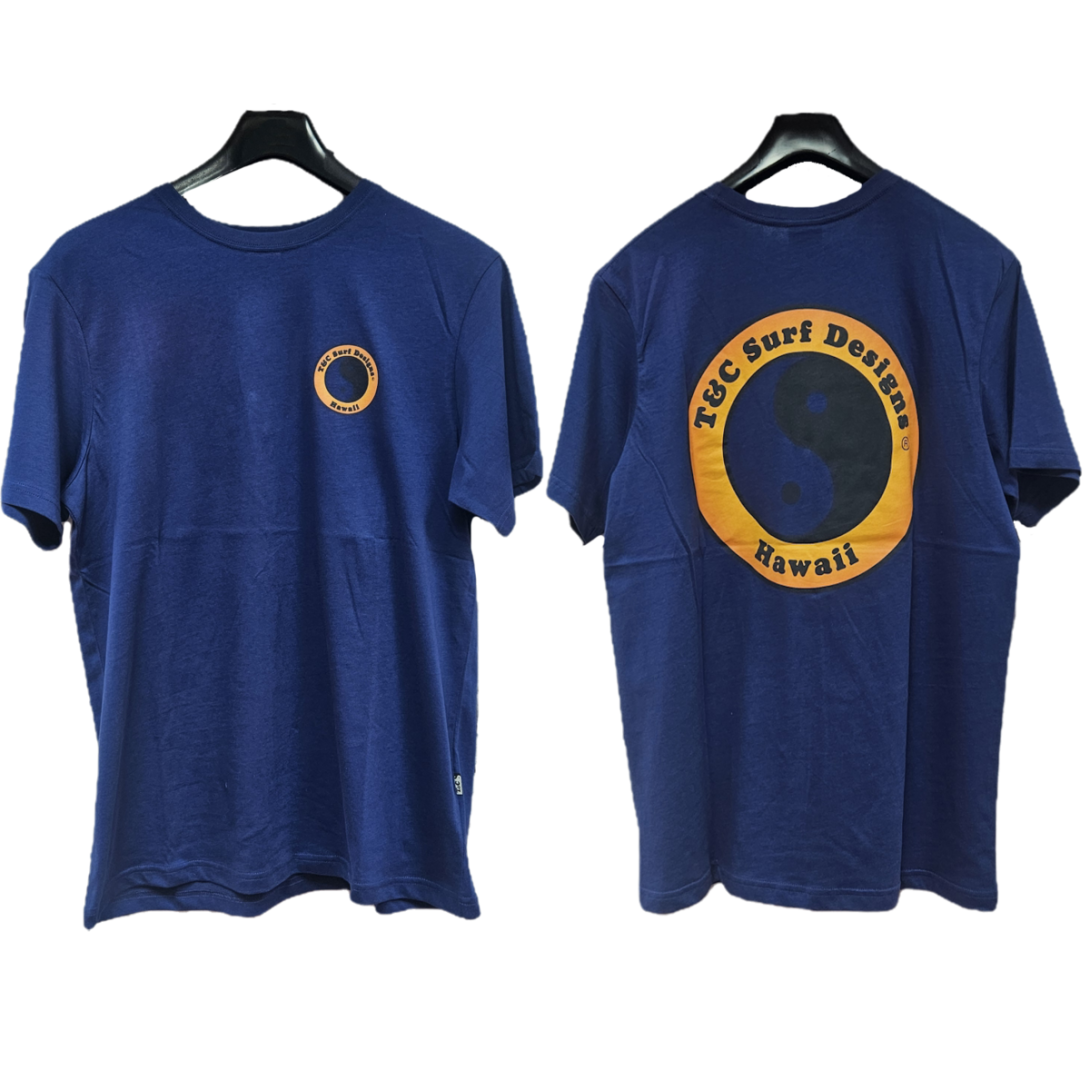 T&C YY LOGO SS TEE NAVY SC. 40%
