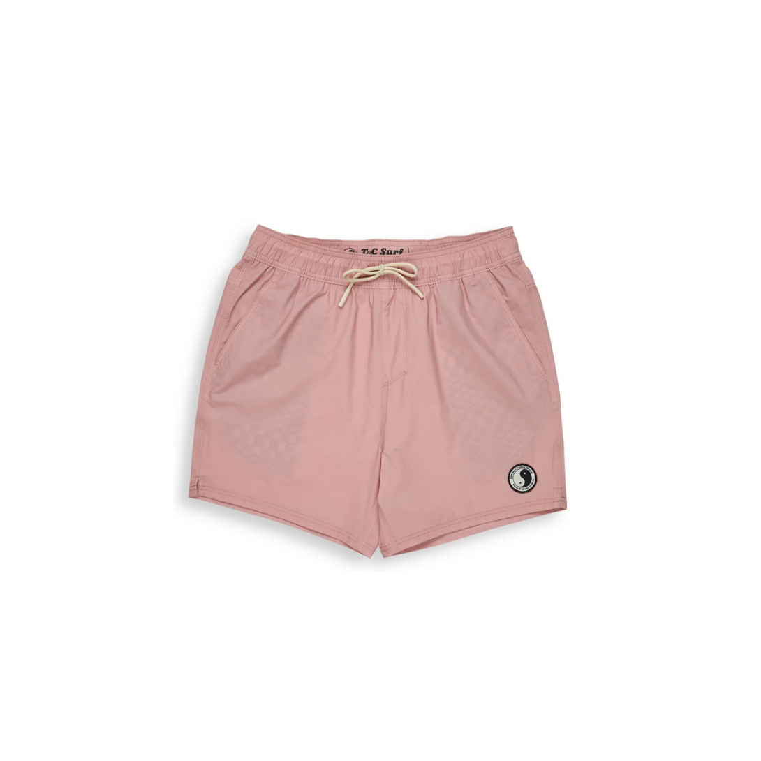 T&C OG ELASTIC 16.5" BEACH SHORT DAWN MAUVE SCONTO 30%