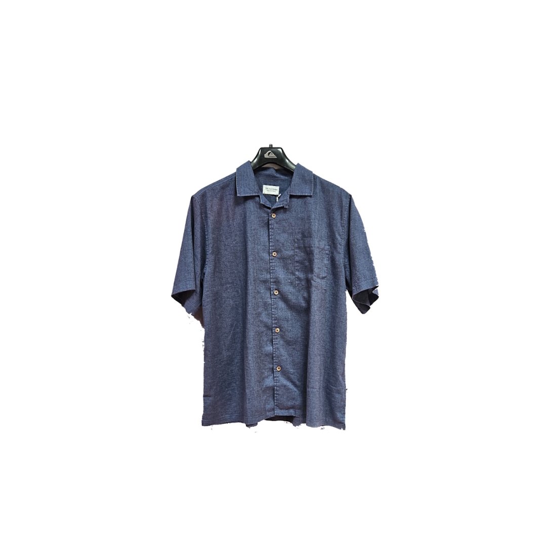 T&C STOKE PLAIN SS SHIRT DARK NAVY SCONTO 30%