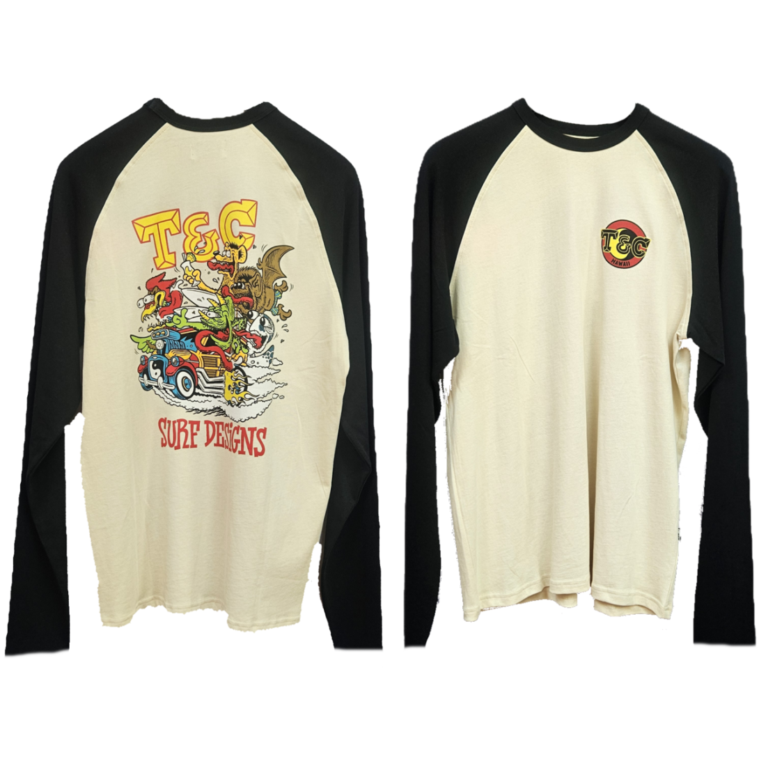 T&C JON FINK L/S TEE GREIGE GREEN SCONTO 40%