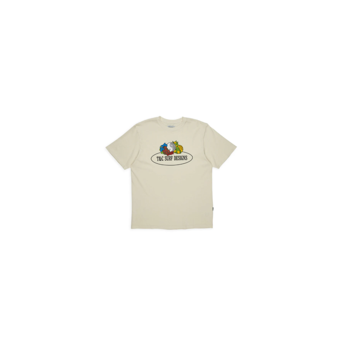 T&C JON OF THE LOOM S/S TEE OFF WHITE SCONTO 30%