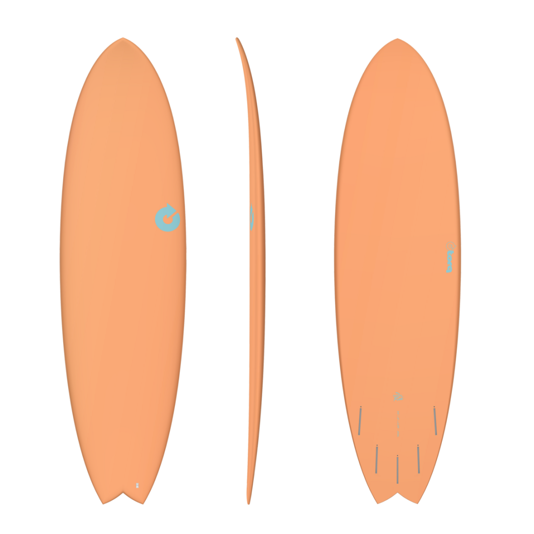 TORQ TET 5'11'' FISH POP CORAL 33.2ltr