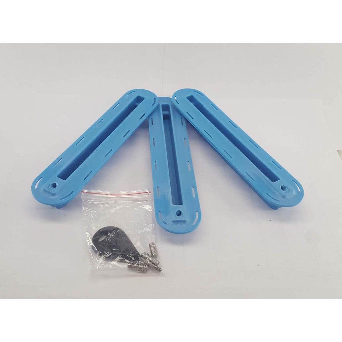 SCASSE FUTURE COLOR, SET TRI FIN (YELL/GREEN/ORG/PURPLE/BLU/WHT)