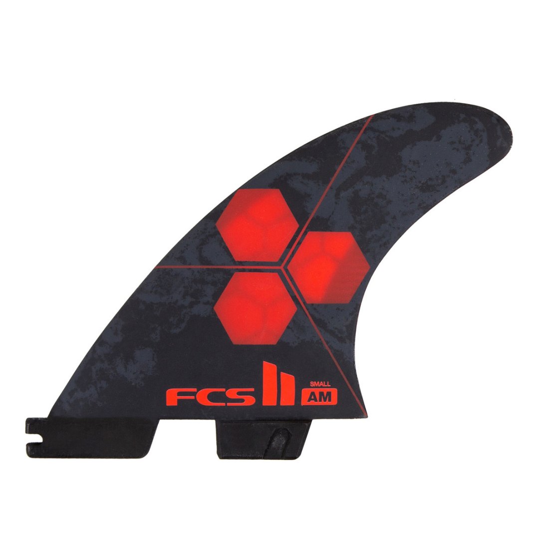 FCS II AL MERRICK PC SMALL RED TRI FINS