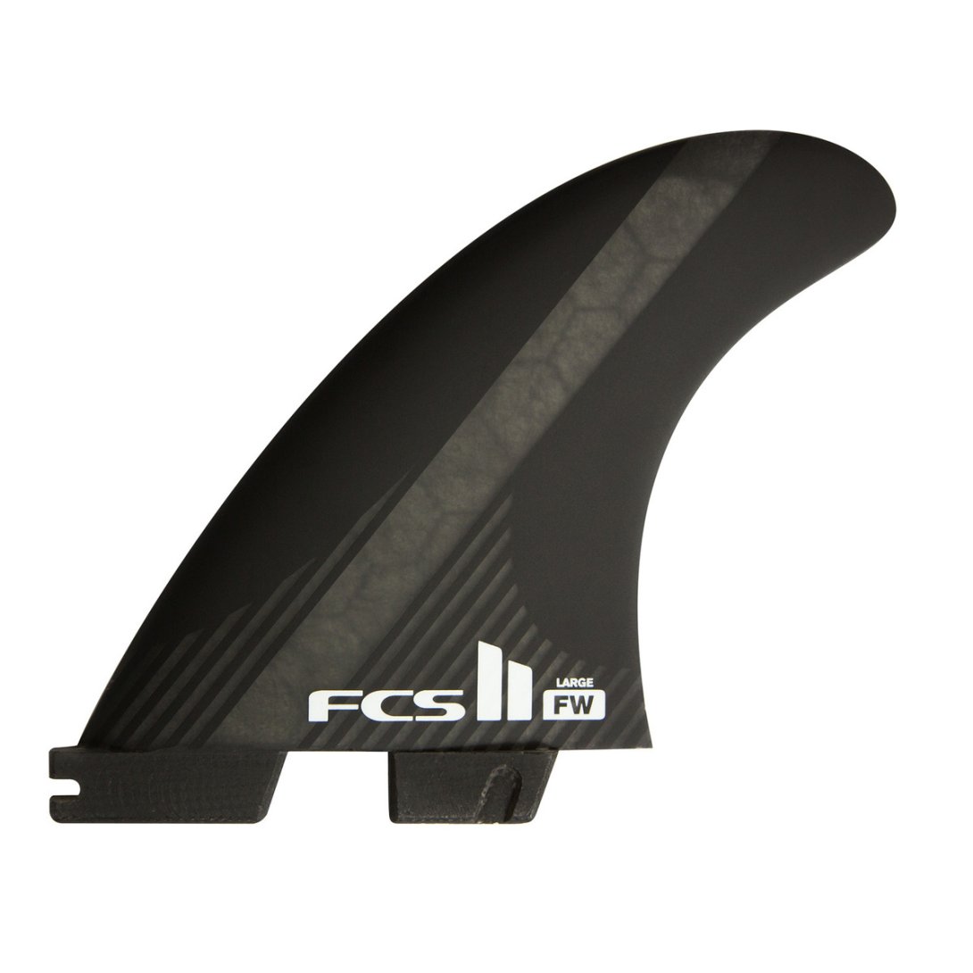 FCS II FIREWIRES PC CARBON BLACK LARGE TRI FIN