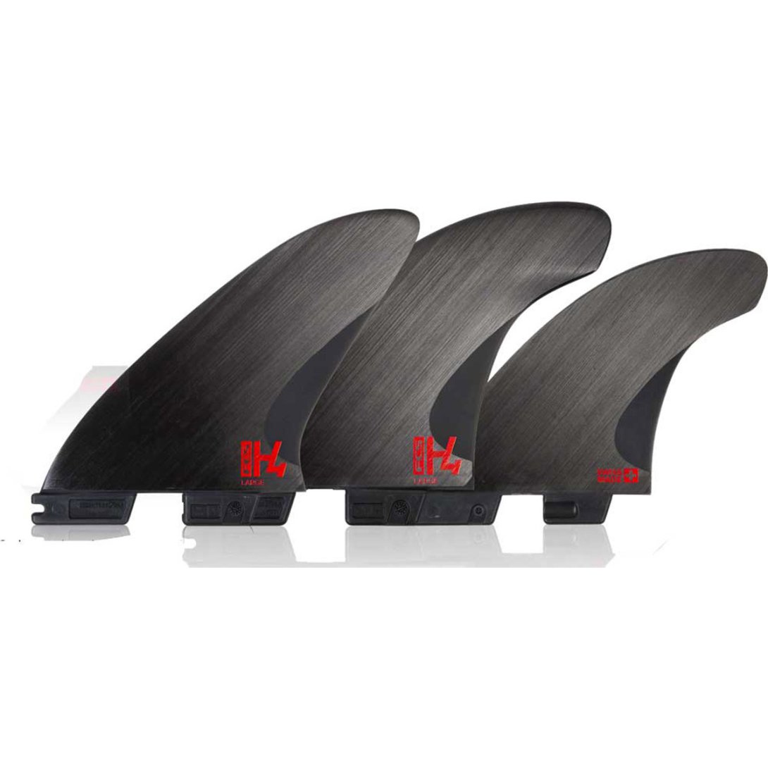 FCS II H4 SMALL SMOKE TRI FINS