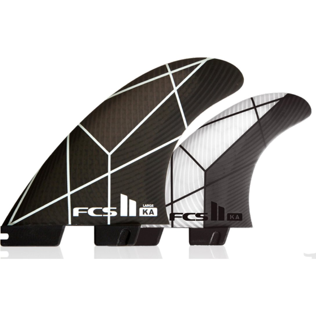 FCS II KOLOHE ANDINO PC SMALL WHT/GREY TRI FINS