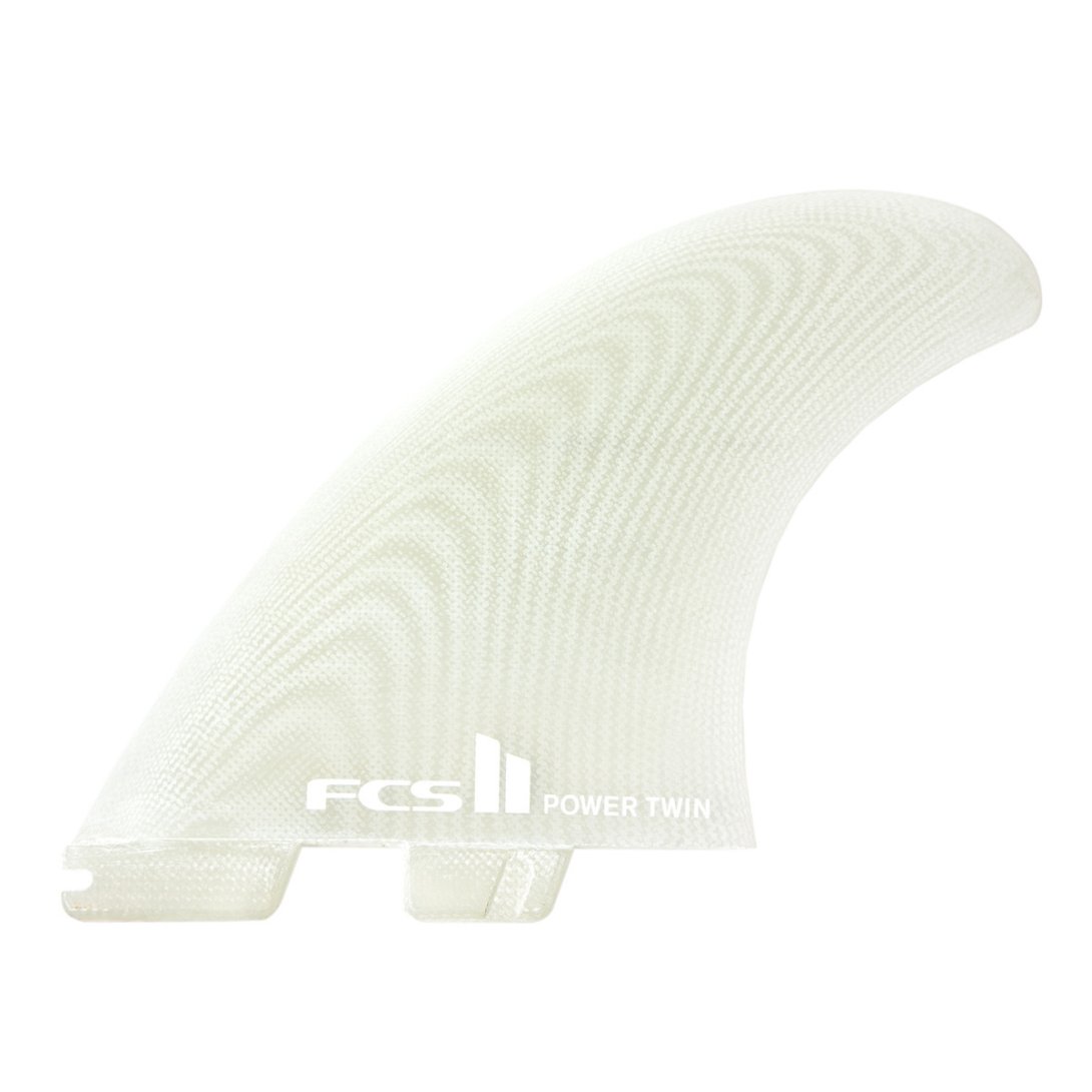 FCS II Power Twin+1 PG Clear Retail Fins