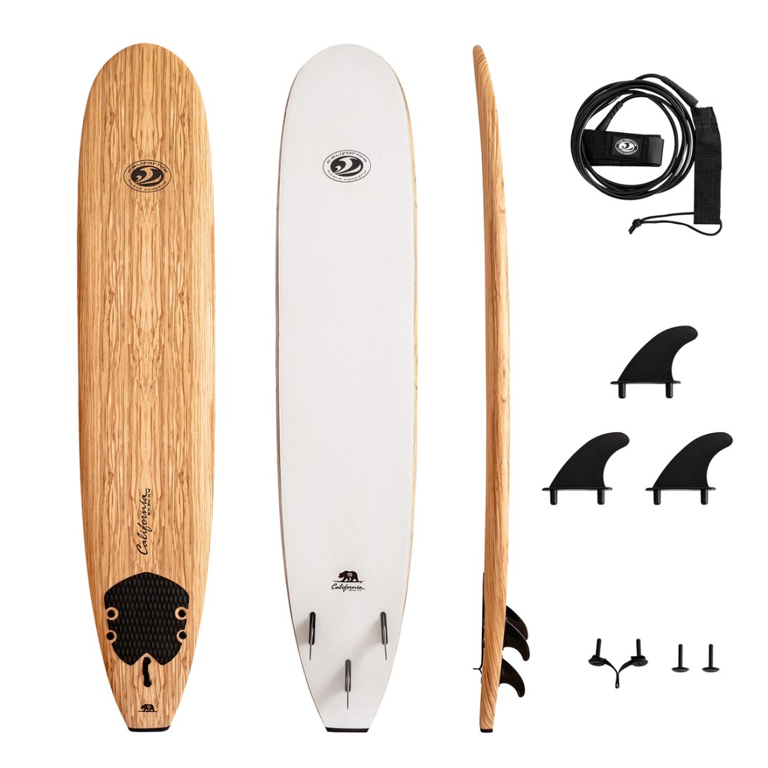 CBC FUN 7 '0"  SOFTBOARD, SQUARE TAIL, LEASH & LONGHERONE PINNE