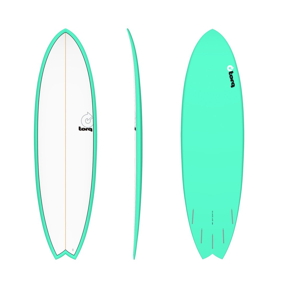 TORQ TET 6'3'' FISH PINLINE SEAGREEN 36LT
