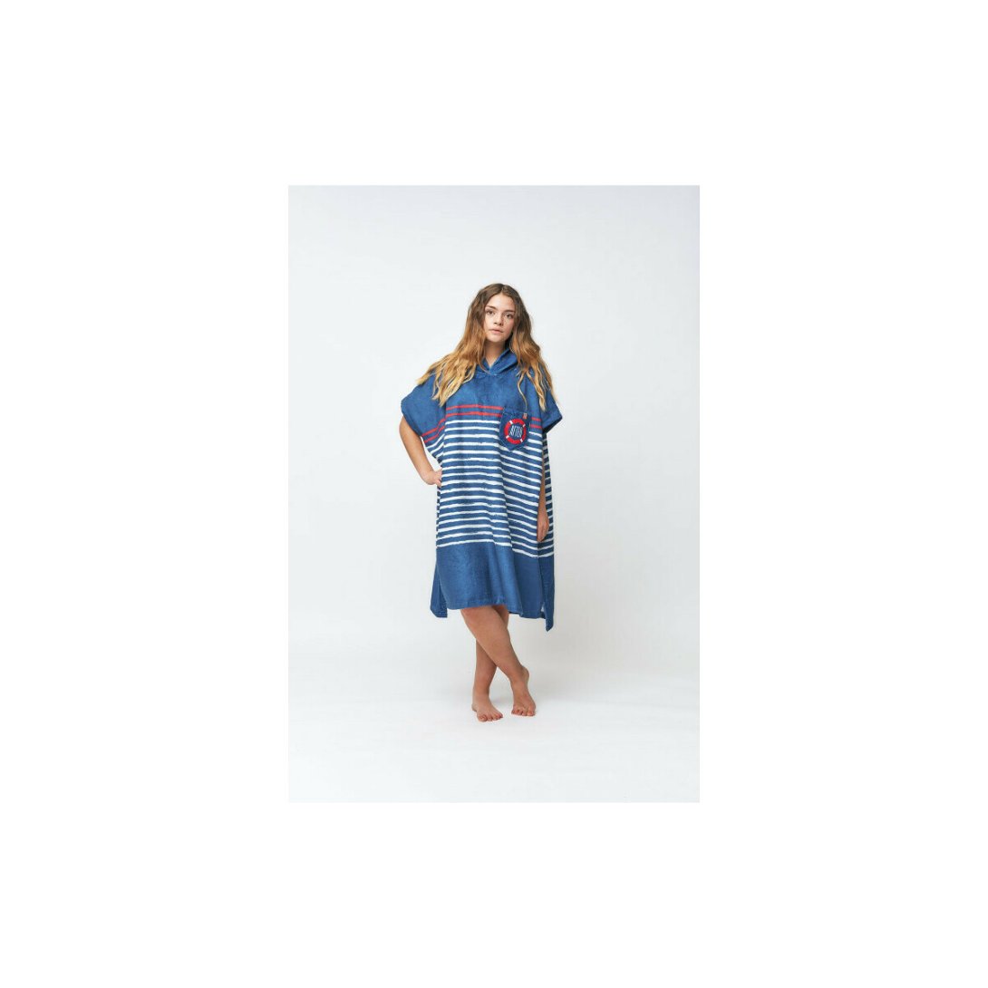 PONCHO AFTER OVERSIZE DEEP BLUE