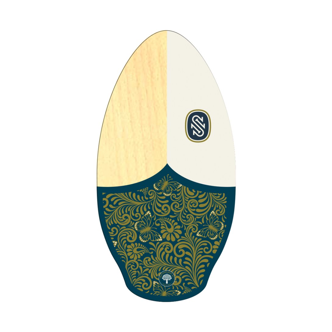 SKIMBOARD BUTTERFLAUII  41" WHITE/BLU SKIM ONE