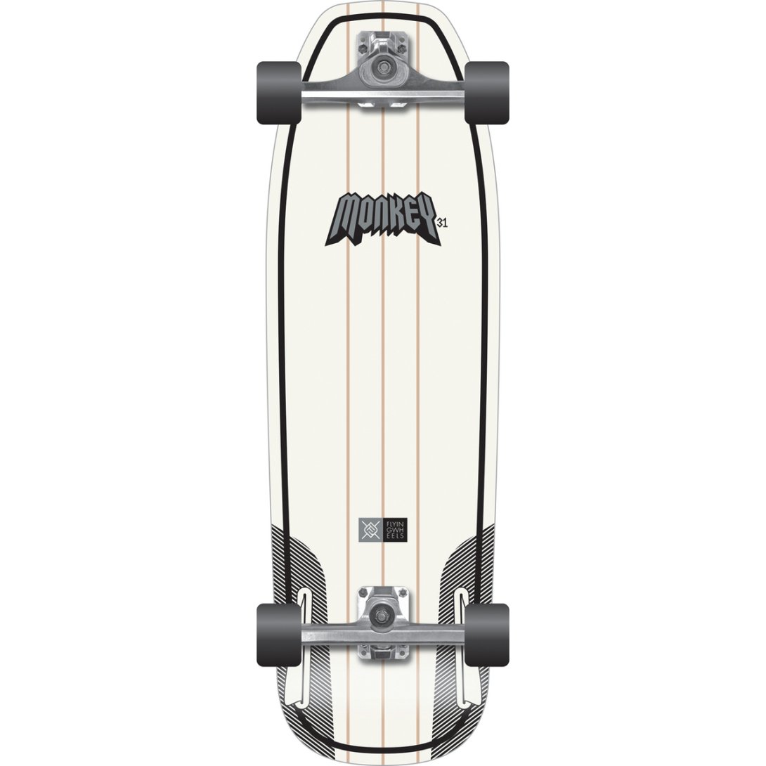 MONKEY 31" SURFSKATE FLYING WHEELS TRUCK THE STIR