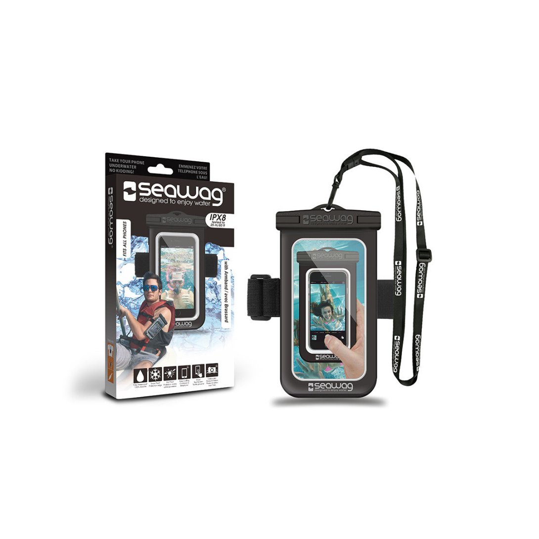 SEAWAG WATERPROOF CASE  + LACCIO E AURICOLARE + JACK col. BLACK