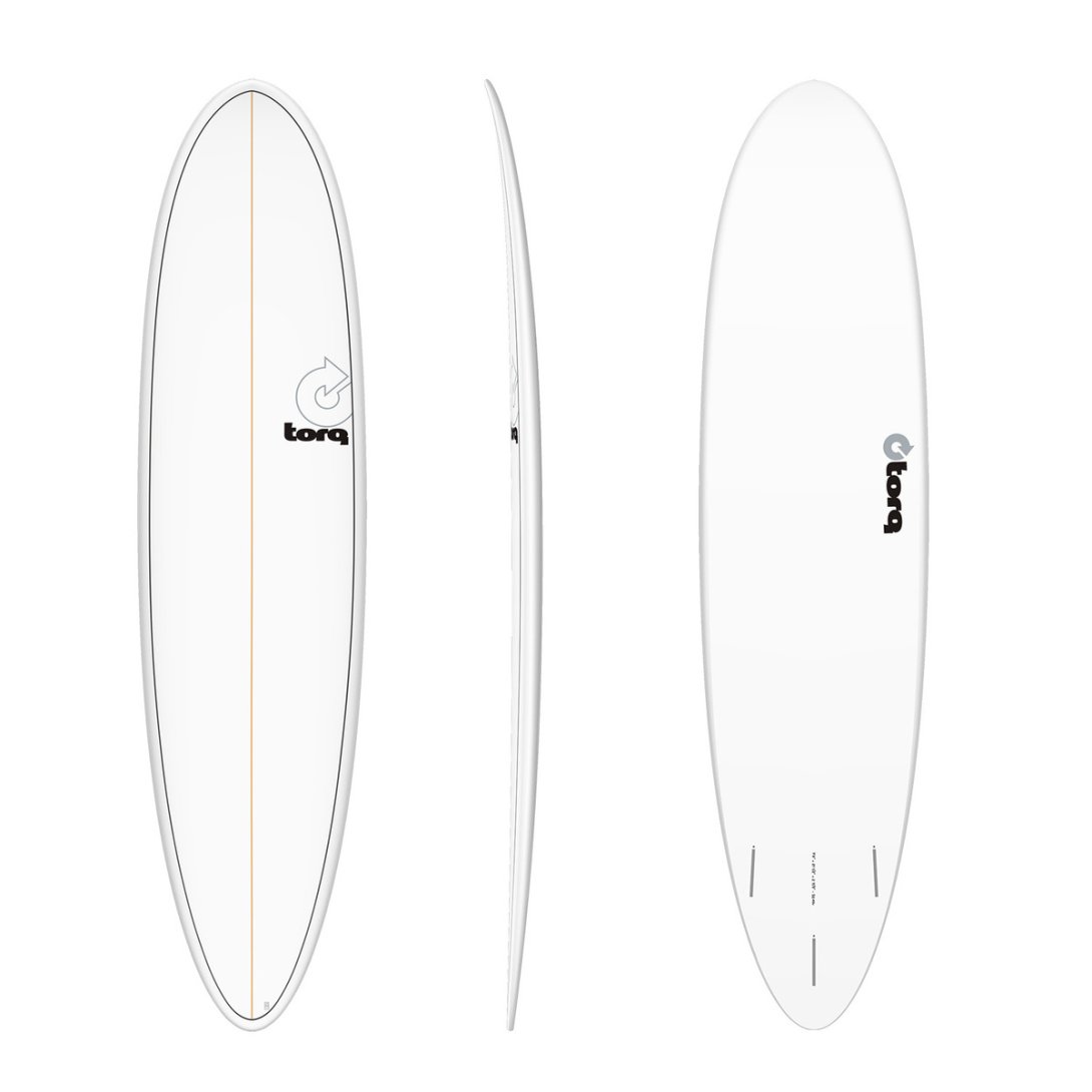 TORQ TET 7'6'' FUN WHITE PINLINE 52.4LT
