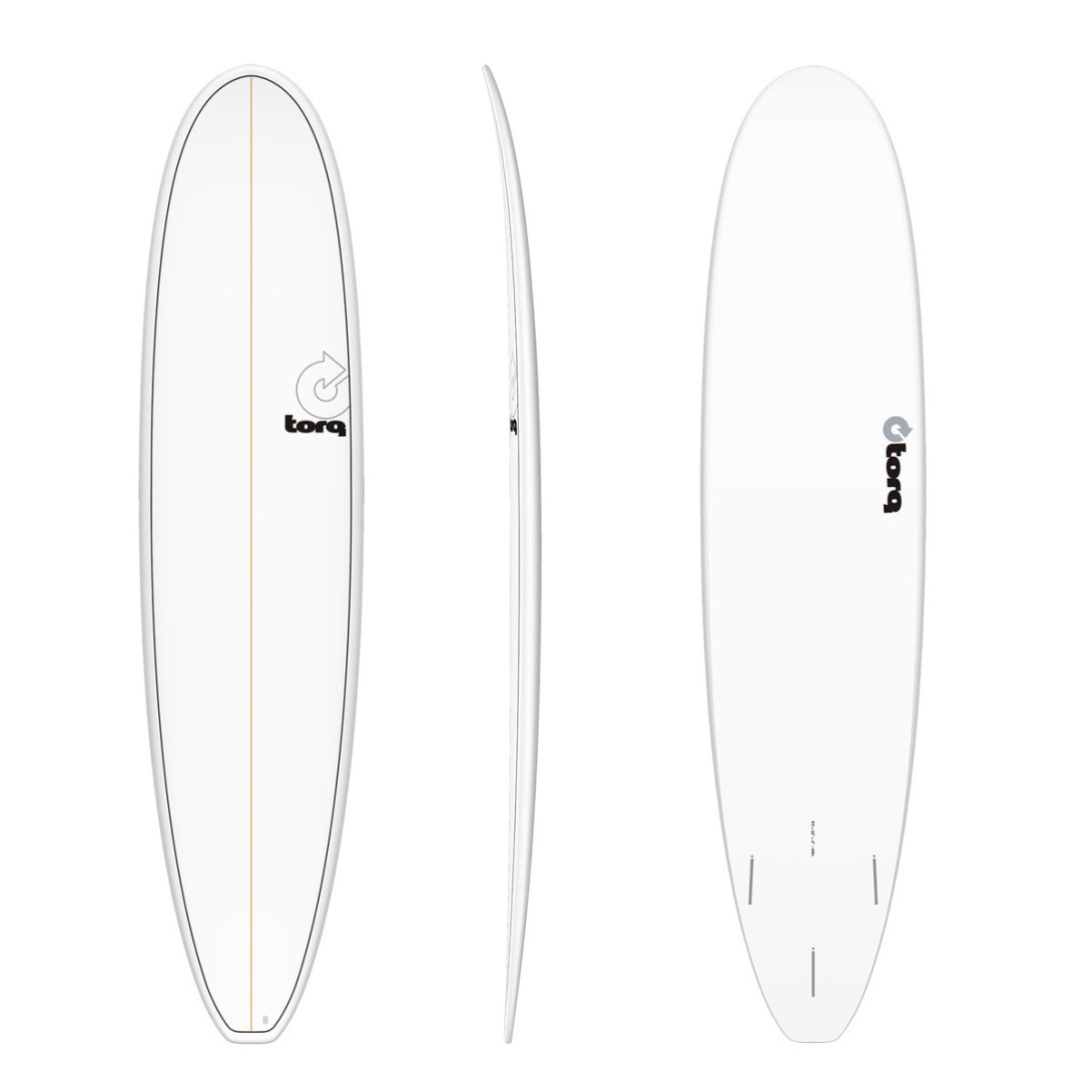 TORQ TET 8'0'' LONG WHITE PINLINE 60LT