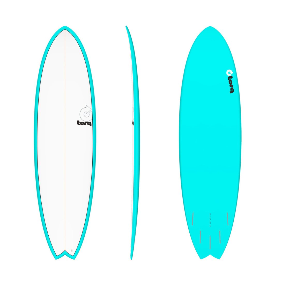 TORQ TET 6'10'' FISH MIAMI BLU PINLINE 46LT