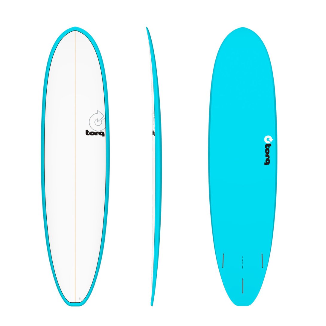 TORQ TET 7'4'' FUN V+ PINLINE COLOR BLUE 56LT