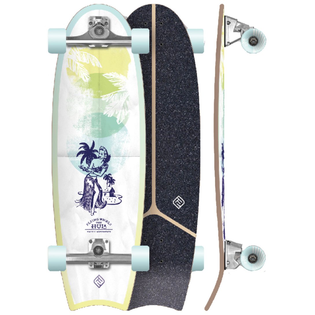 HULA 31" SURFSKATE FLYING WHEELS THE STIR TRUCK