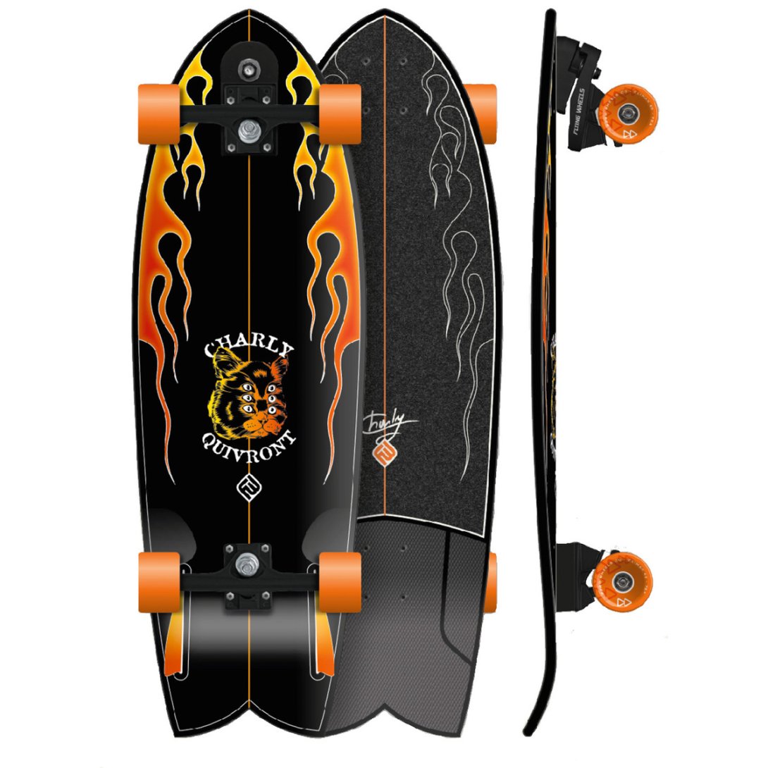 CHARLY QUIVRONT 31" SURFSKATE FLYING WHEELS