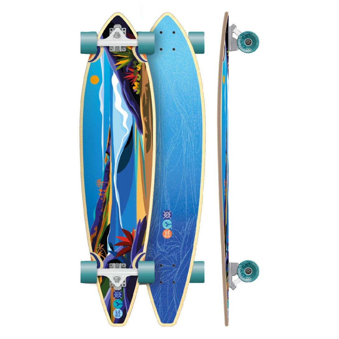 YANN LE GAL 39" SKATE FLYING WHEELS