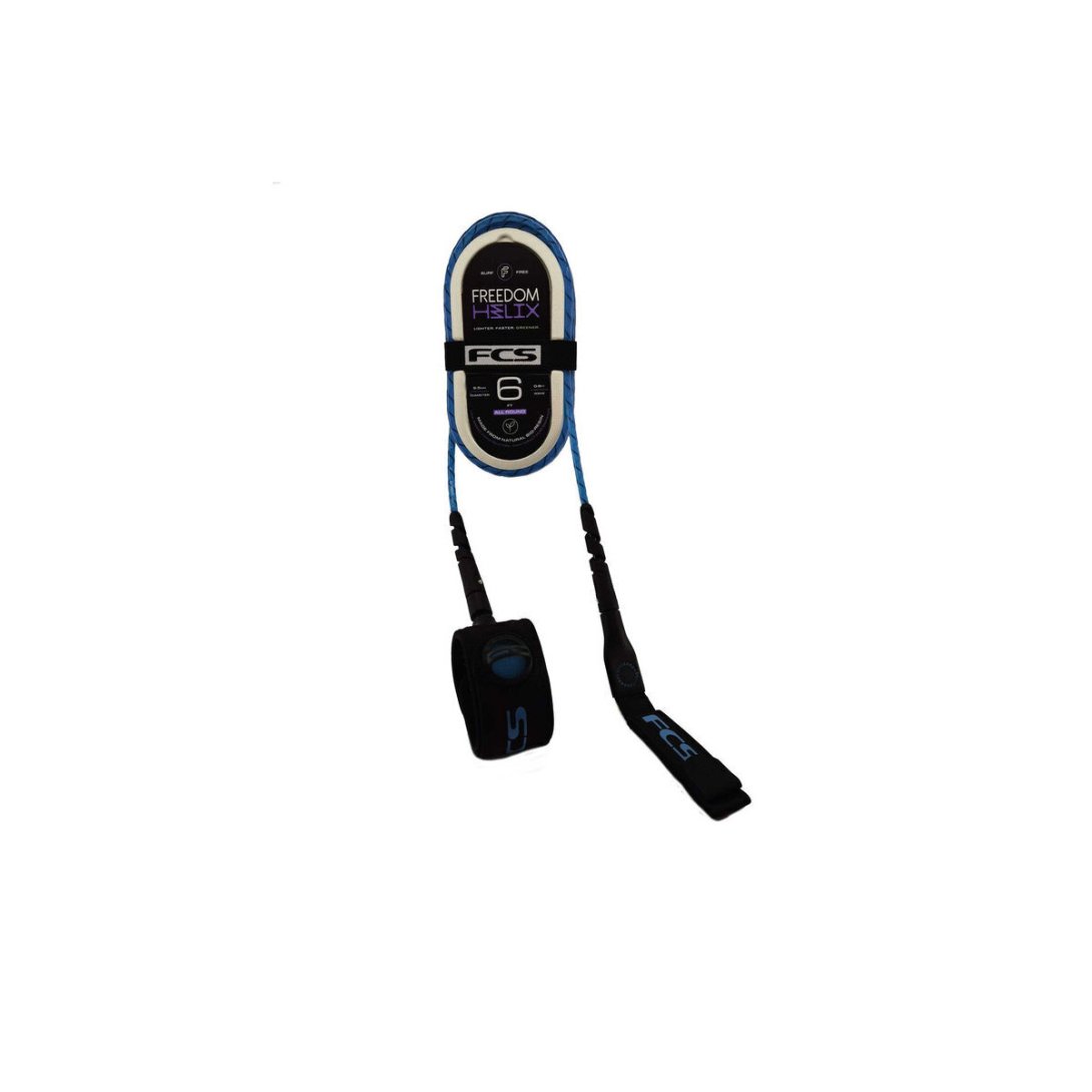 FCS LEASH FREEDOM HELIX 6' COMP BLU/BLACK