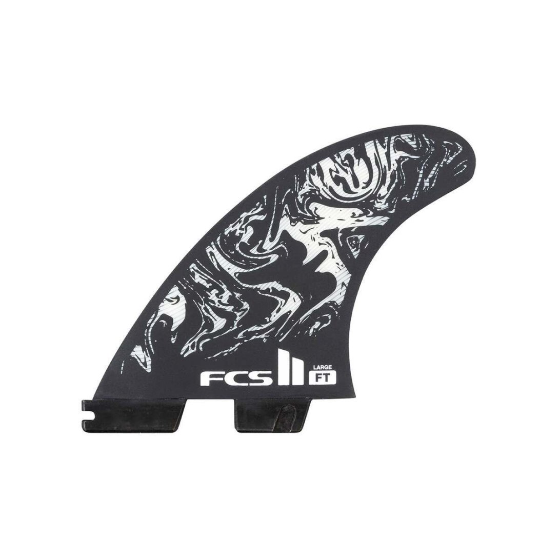 FCS II FELIPE TOLEDO PC MEDIUM BLACK/WHITE TRI FINS