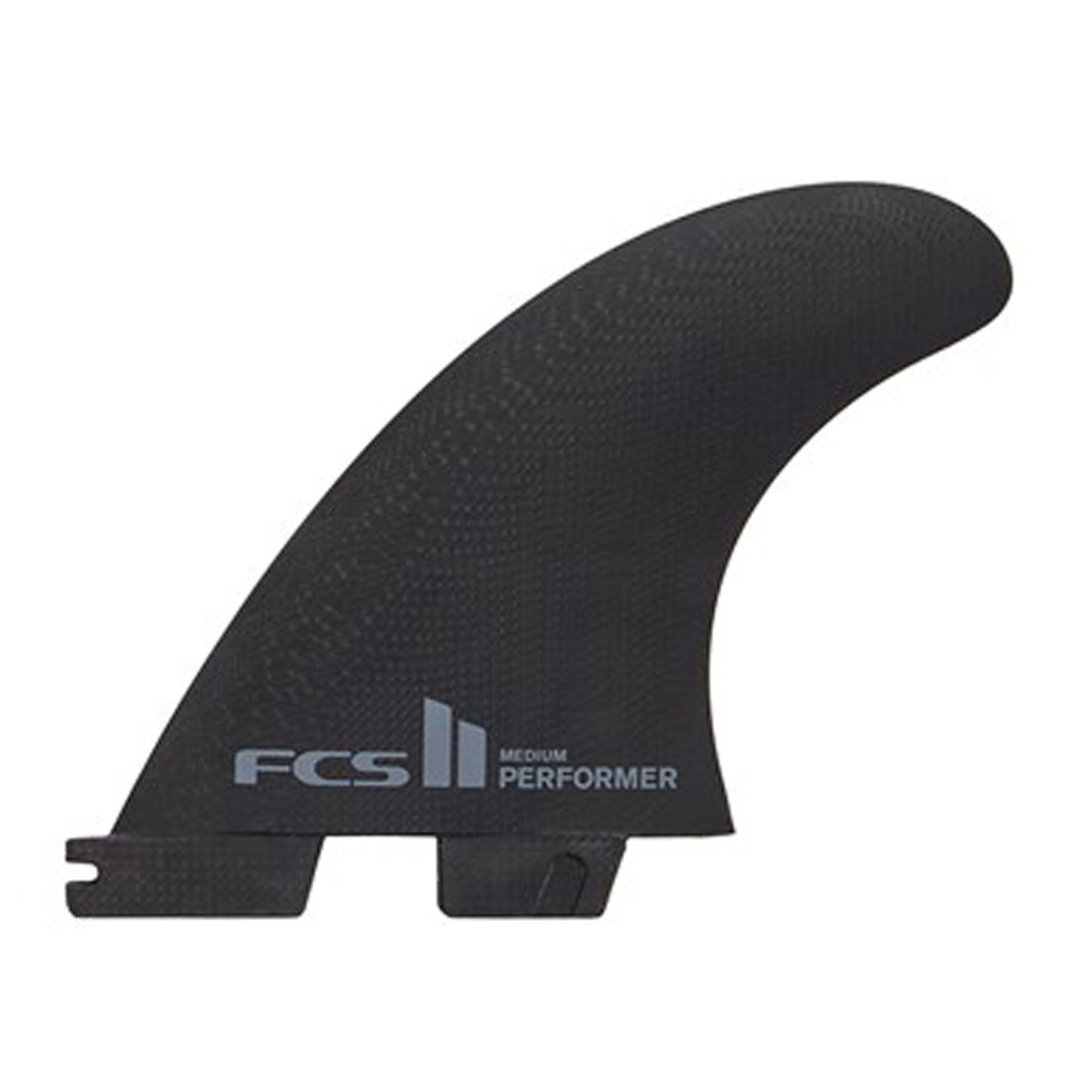 FCS II PERFORMER PG LARGE BLACK TRI FINS