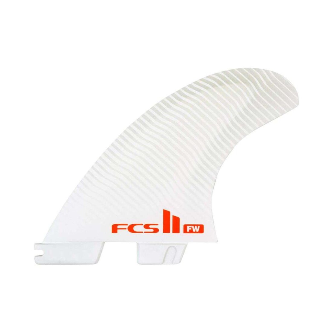FCS II FIREWIRE PC MEDIUM WHITE TRI-QUAD FINS