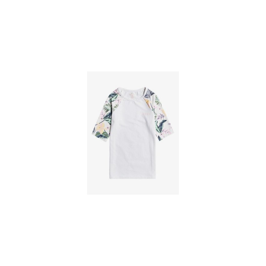 LYCRA MANICA CORTA PRINTED STYLE WHITE FLOWER